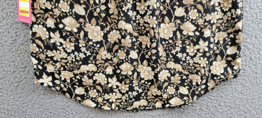 Vince Camuto Floral-Print Flutter-Sleeve Top Women's M Multi V-Neck Pullover