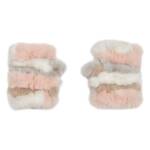 Jocelyn Faux Fur Mandy Fingerless Mittens Women's One Size Pastel Multi