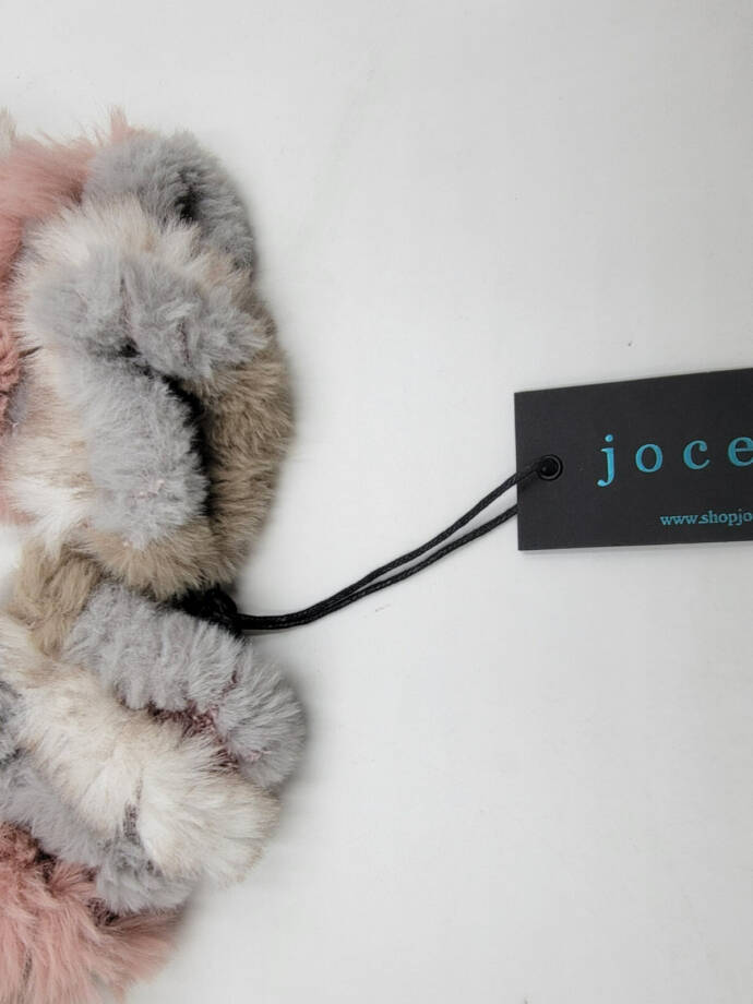 Jocelyn Faux Fur Mandy Fingerless Mittens Women's One Size Pastel Multi