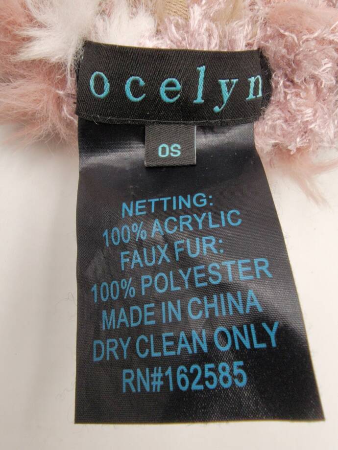 Jocelyn Faux Fur Mandy Fingerless Mittens Women's One Size Pastel Multi