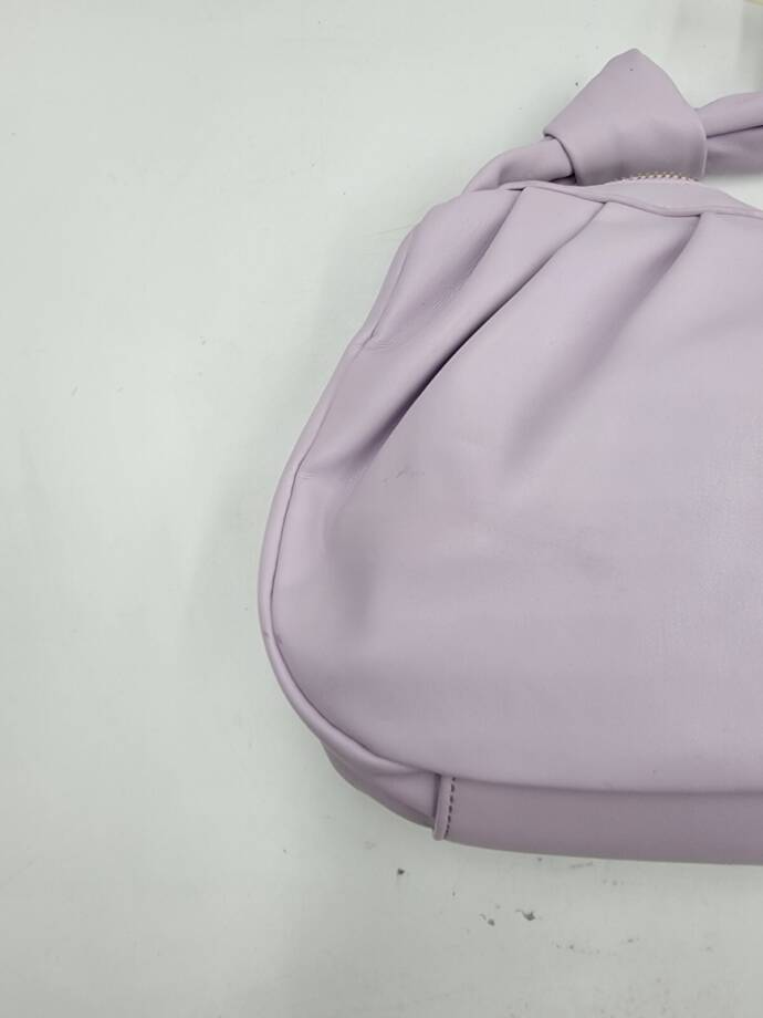 Like Dreams Top Handle Bag Women's Lilac Solid Inner Pockets Zip Closure