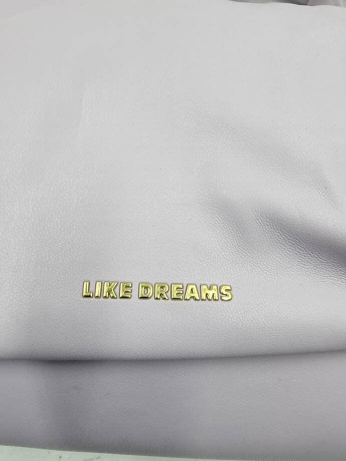 Like Dreams Top Handle Bag Women's Lilac Solid Inner Pockets Zip Closure
