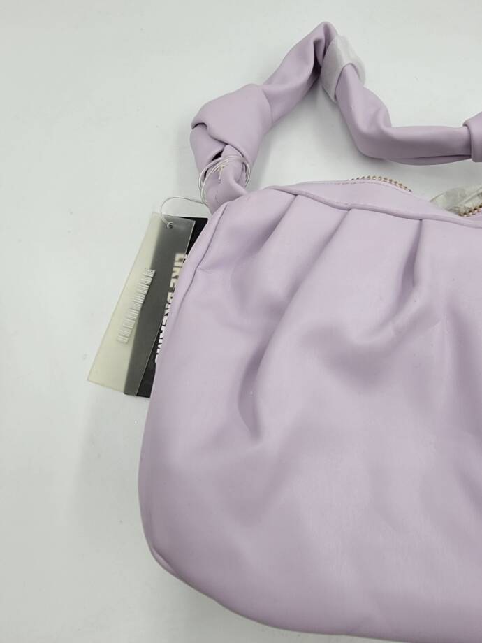 Like Dreams Top Handle Bag Women's Lilac Solid Inner Pockets Zip Closure