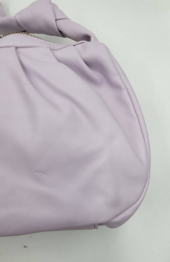 Like Dreams Top Handle Bag Women's Lilac Solid Inner Pockets Zip Closure