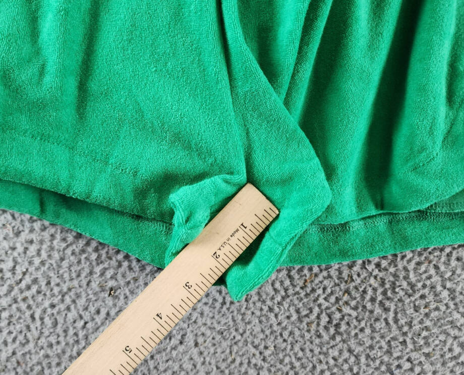 Elan Elastic Waistband Swim Cover Up Shorts Women's S Green Bright Solid Pull On
