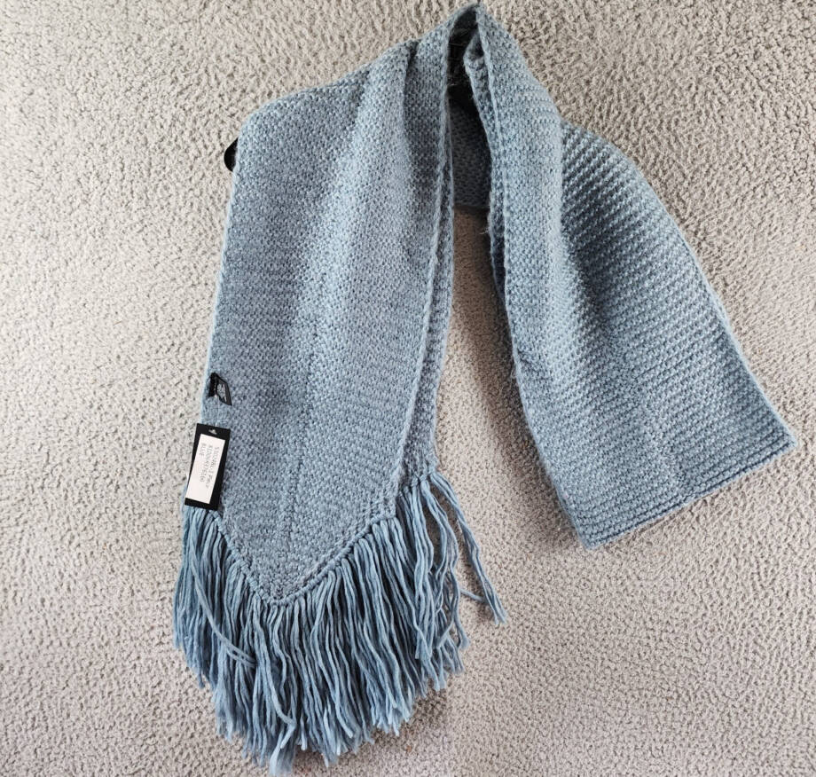 Marcus Adler Ultra Soft Fringe-Trim Winter Scarf Women's One Size Blue