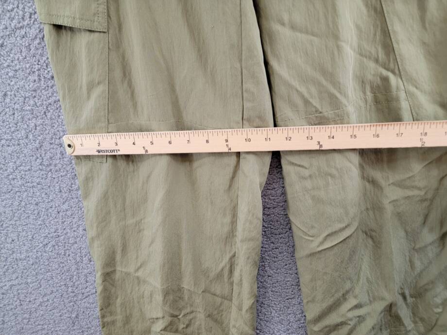 Vince Mid-Rise Fluid Cargo Pants Women 10 Earthly Zip Fly with Button Closure