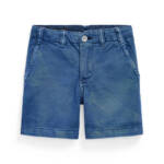 Polo Ralph Lauren Cotton Twill Short Toddler Boy's 2 Old Royal Zip Closure