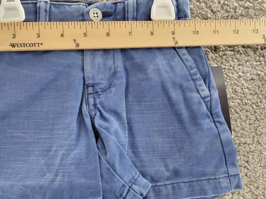 Polo Ralph Lauren Cotton Twill Short Toddler Boy's 2 Old Royal Zip Closure