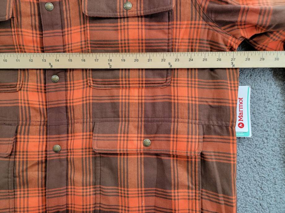 Marmot Ridgefield Plaid Fleece-Lined Flannel Shirt Jacket Men's XL Chocolate