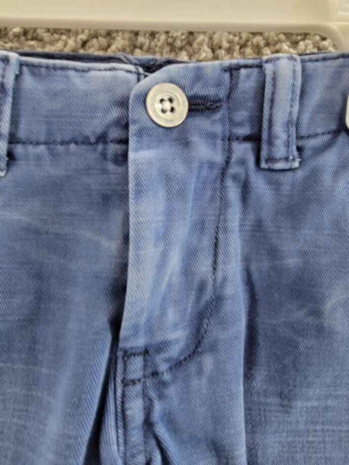 Polo Ralph Lauren Cotton Twill Short Toddler Boy's 2 Old Royal Zip Closure