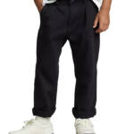Polo Ralph Lauren Cropped Twill Pants Boys' 16 Black Pockets Button Zip Closure