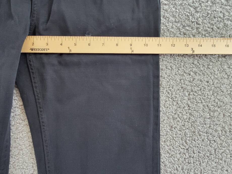 Polo Ralph Lauren Cropped Twill Pants Boys' 16 Black Pockets Button Zip Closure