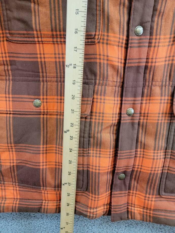 Marmot Ridgefield Plaid Fleece-Lined Flannel Shirt Jacket Men's XL Chocolate