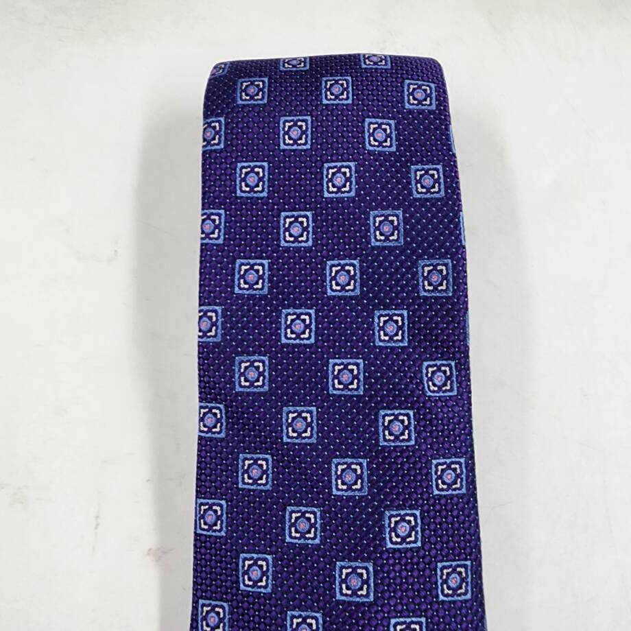 The Men's Store at Bloomingdale's Silk Tie Men's One Size Blue Pointed Style