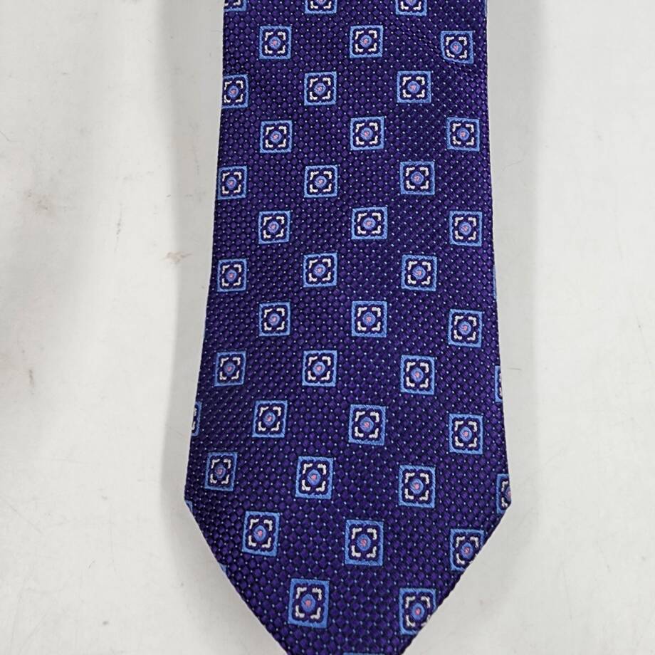 The Men's Store at Bloomingdale's Silk Tie Men's One Size Blue Pointed Style