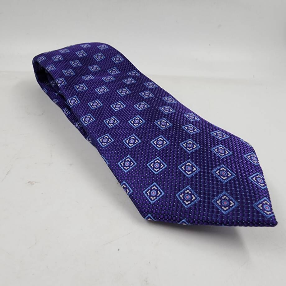 The Men's Store at Bloomingdale's Silk Tie Men's One Size Blue Pointed Style
