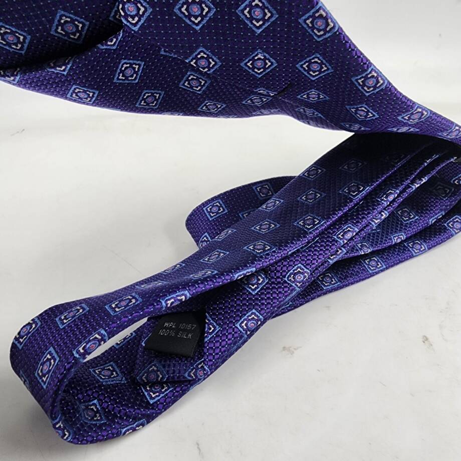The Men's Store at Bloomingdale's Silk Tie Men's One Size Blue Pointed Style