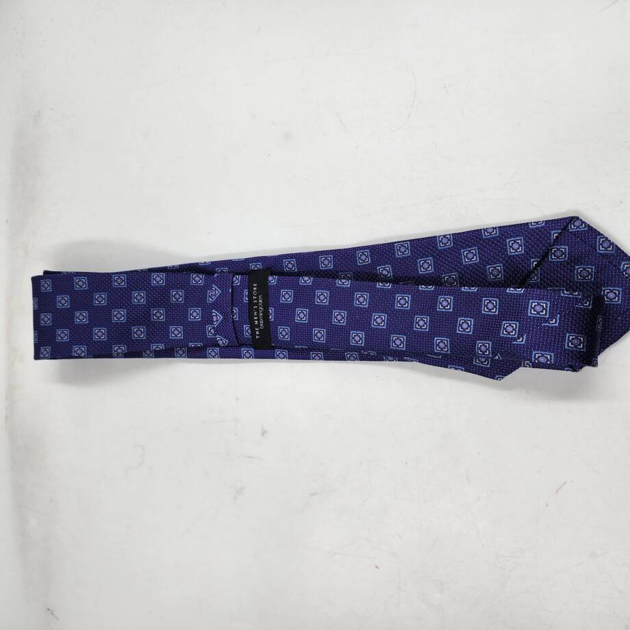 The Men's Store at Bloomingdale's Silk Tie Men's One Size Blue Pointed Style