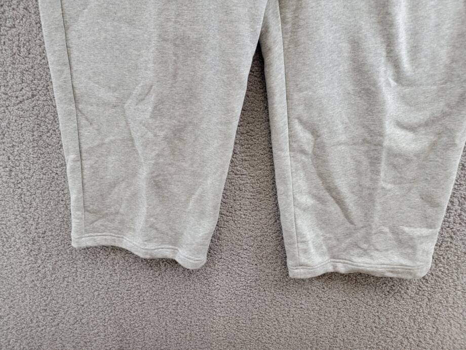 Nike Plus Size Fleece Mid-Rise Wide-Leg Sweatpants Women's 1X Dark Grey Heather~