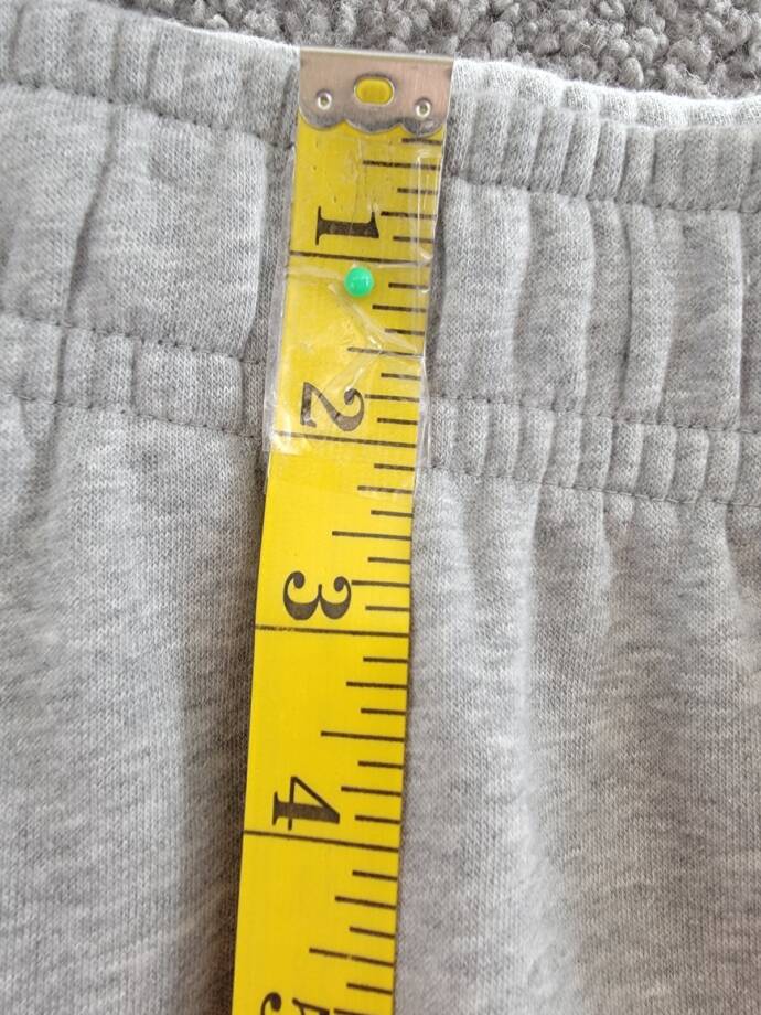 Nike Plus Size Fleece Mid-Rise Wide-Leg Sweatpants Women's 1X Dark Grey Heather~