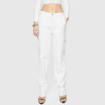 Rebecca Minkoff Stevie Relaxed Cargo Pants Women's 31 White Button Zip Closure