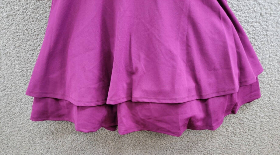 City Studio Sweetheart-Neckline Fit & Flare Dress Juniors 13/14 Orchid Back Zip