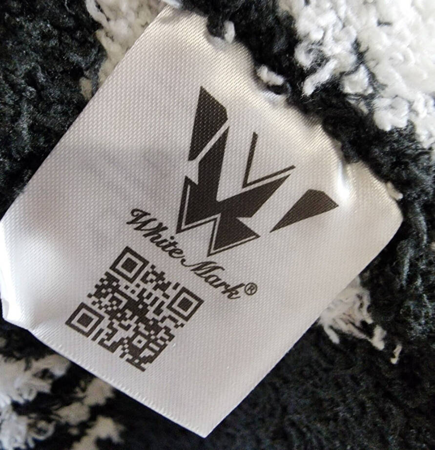 White Mark Plus Size Leopard Print Open Front Sherpa Sweater Women 2XL/3XL Black