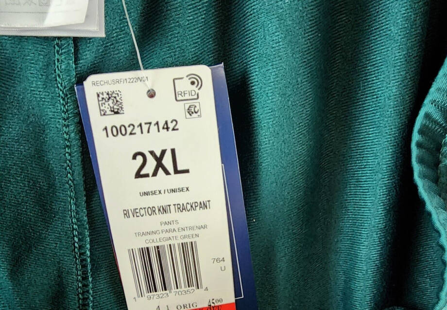 Reebok Regular-Fit Identity Vector Drawstring Track Pants Men's 2XL Green PullOn