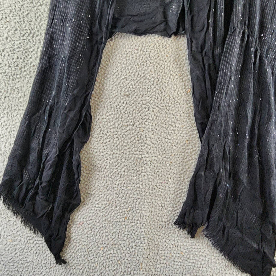 I.N.C. International Concepts Sequin Gauze Evening Wrap Women's One Size Black