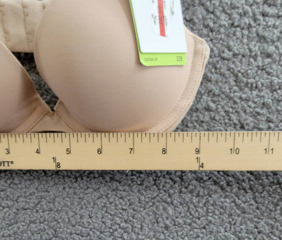 DKNY Classic Custom Lift Bra Women's 32B Beige Double Hook-and-Eye Back Closure