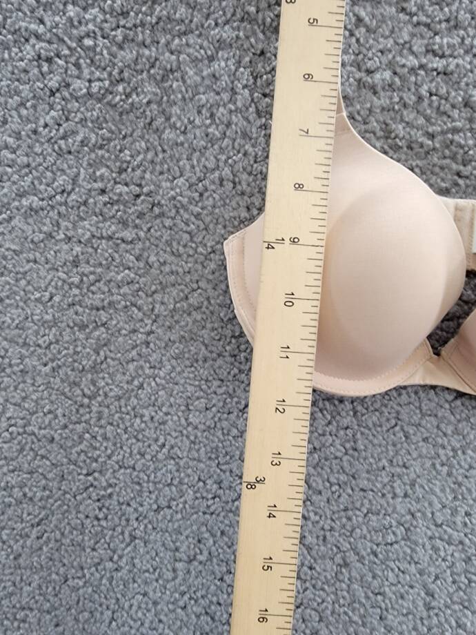 DKNY Classic Custom Lift Bra Women's 32B Beige Double Hook-and-Eye Back Closure