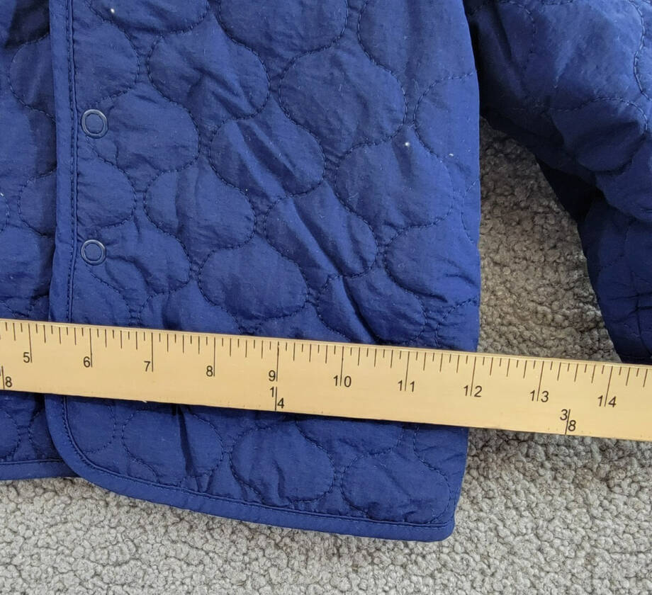 First Impressions Quilted Micro-Fleece-Lined Hooded Jacket Baby Boys 3-6M Navy