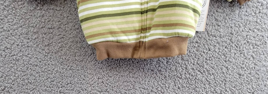 First Impressions Reversible Faux-Sherpa Striped Jacket Baby Boys 6-9M Fernwood
