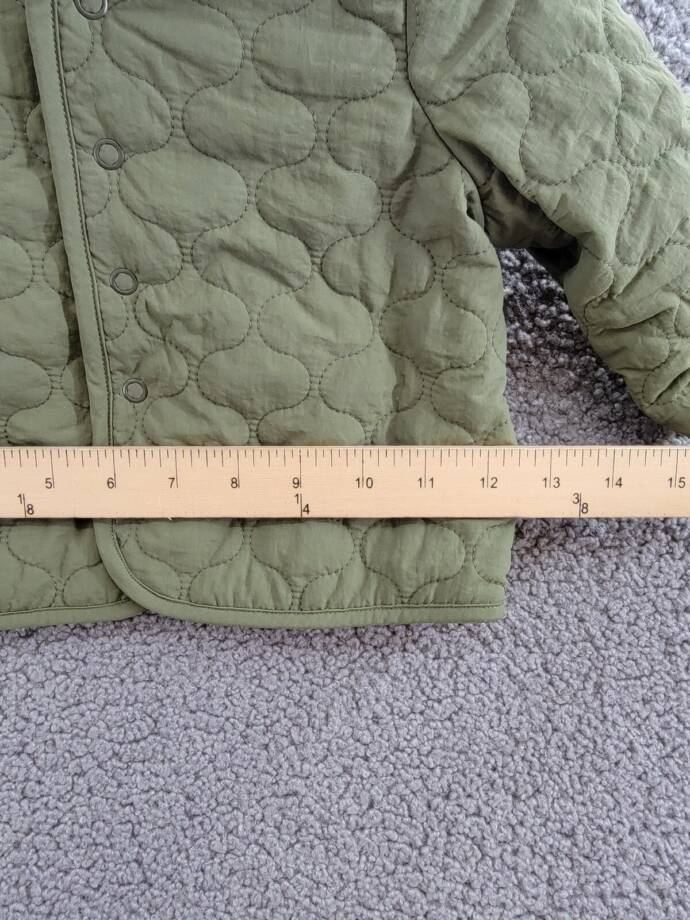 First Impressions Quilted Micro-Fleece-Lined Hooded Jacket Baby Boys 3-6M Pine