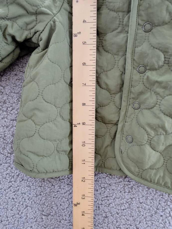 First Impressions Quilted Micro-Fleece-Lined Hooded Jacket Baby Boys 3-6M Pine