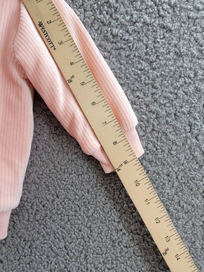 First Impressions Faux-Sherpa-Collar Knit Corduroy Jacket Baby Girls 3-6M Pink