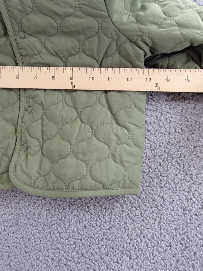 First Impressions Quilted Micro-Fleece-Lined Hooded Jacket Baby Boys 6-9M Pine