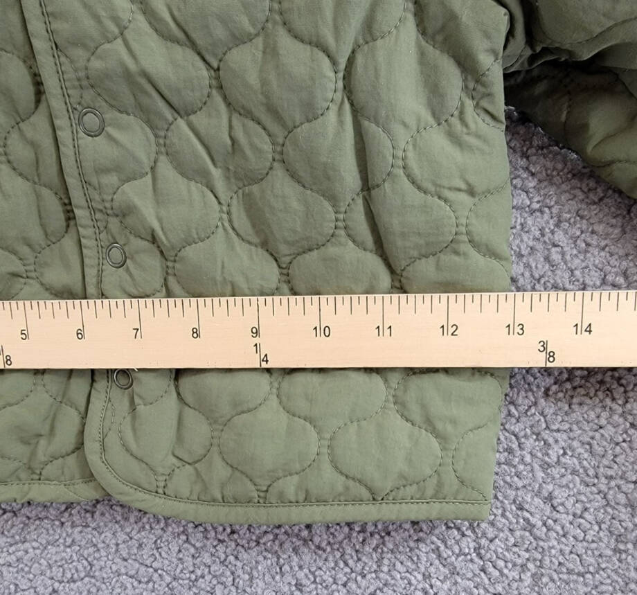First Impressions Quilted Micro-Fleece-Lined Hooded Jacket Baby Boys 6-9M Pine