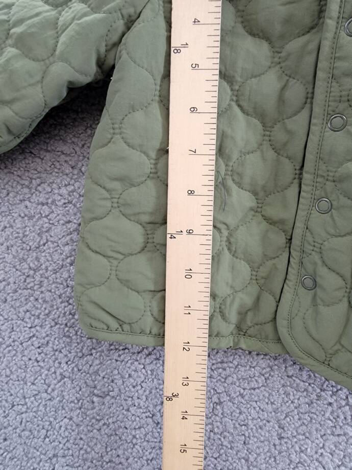 First Impressions Quilted Micro-Fleece-Lined Hooded Jacket Baby Boys 6-9M Pine