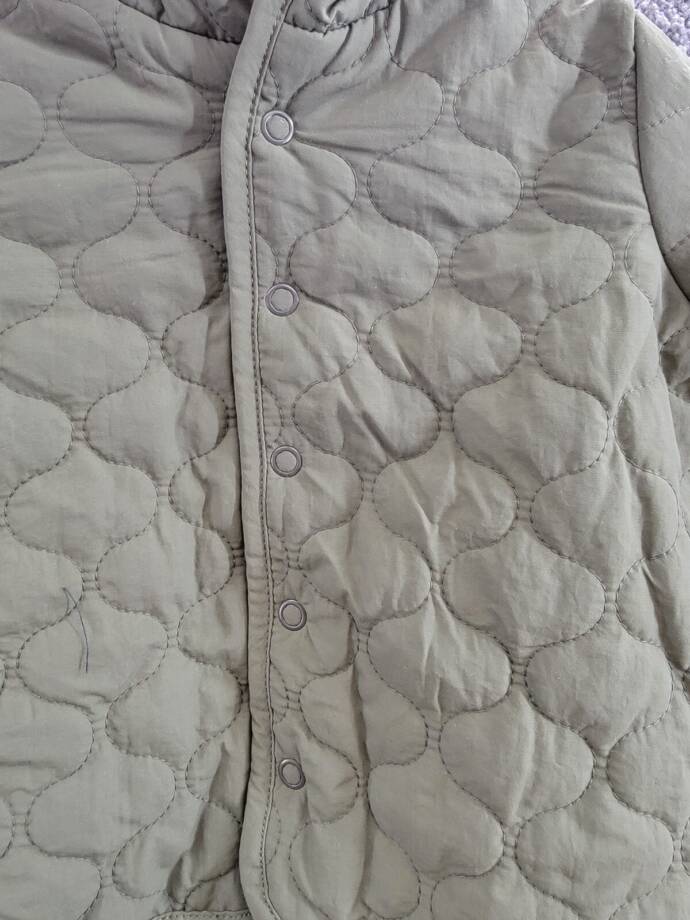 First Impressions Quilted Micro-Fleece-Lined Hooded Jacket Baby Boys 6-9M Pine