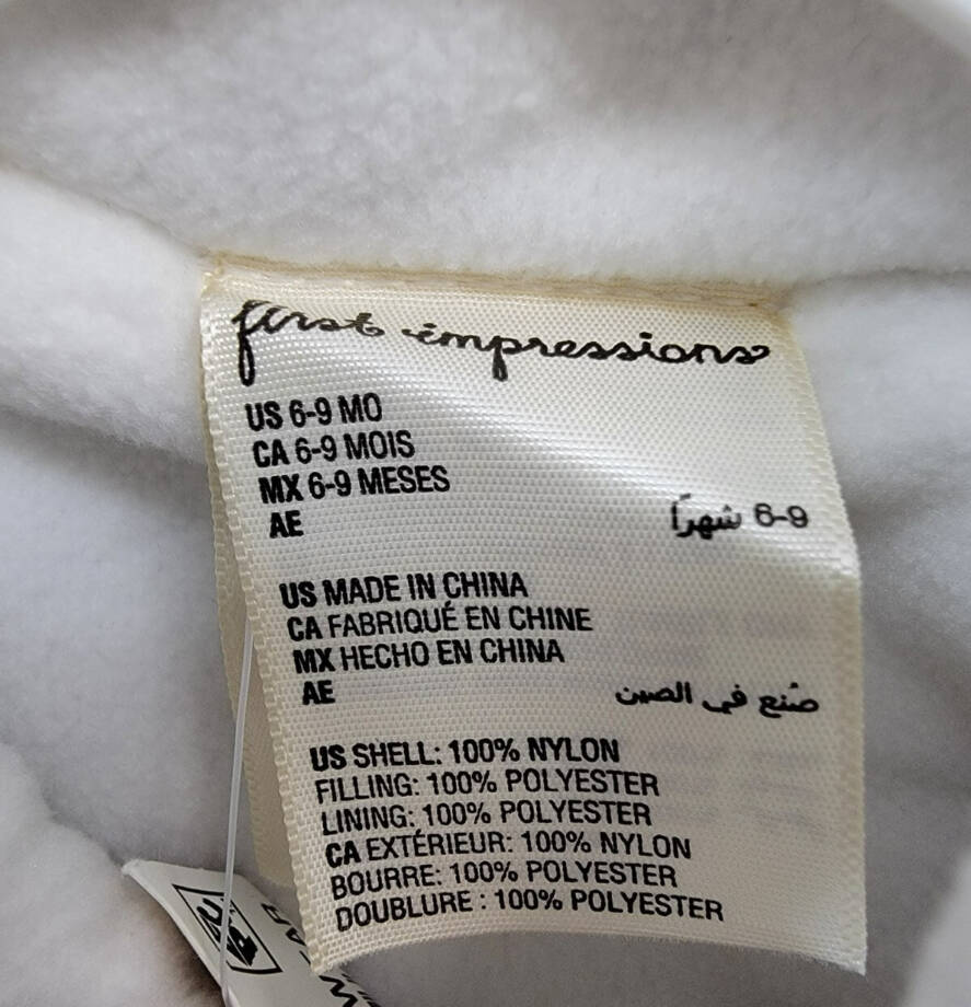 First Impressions Quilted Micro-Fleece-Lined Hooded Jacket Baby Boys 6-9M Pine