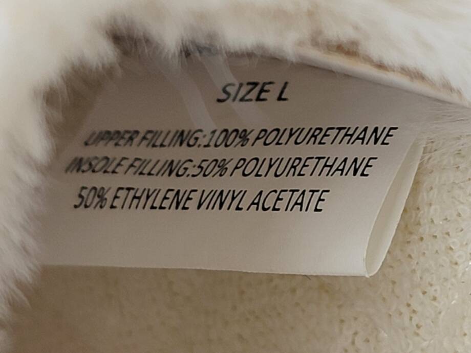 MUK LUKS Sariah Slide Slippers Women's L 9/10 Snow White Open Toe Slip On