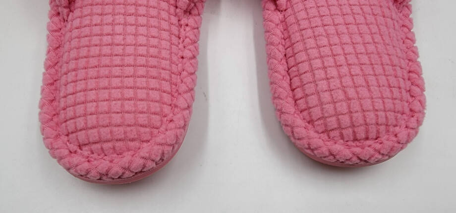 Charter Club Textured Knot-Top Slippers Women's M 7-8 US Pink Taffy Slip On