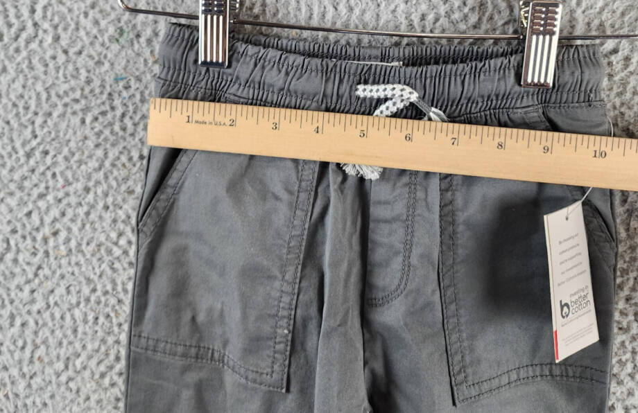 Epic Threads Twill Jogger Pants Little Boys 3T Rhino Grey Elastic Waistband