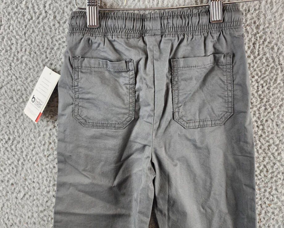 Epic Threads Twill Jogger Pants Little Boys 3T Rhino Grey Elastic Waistband