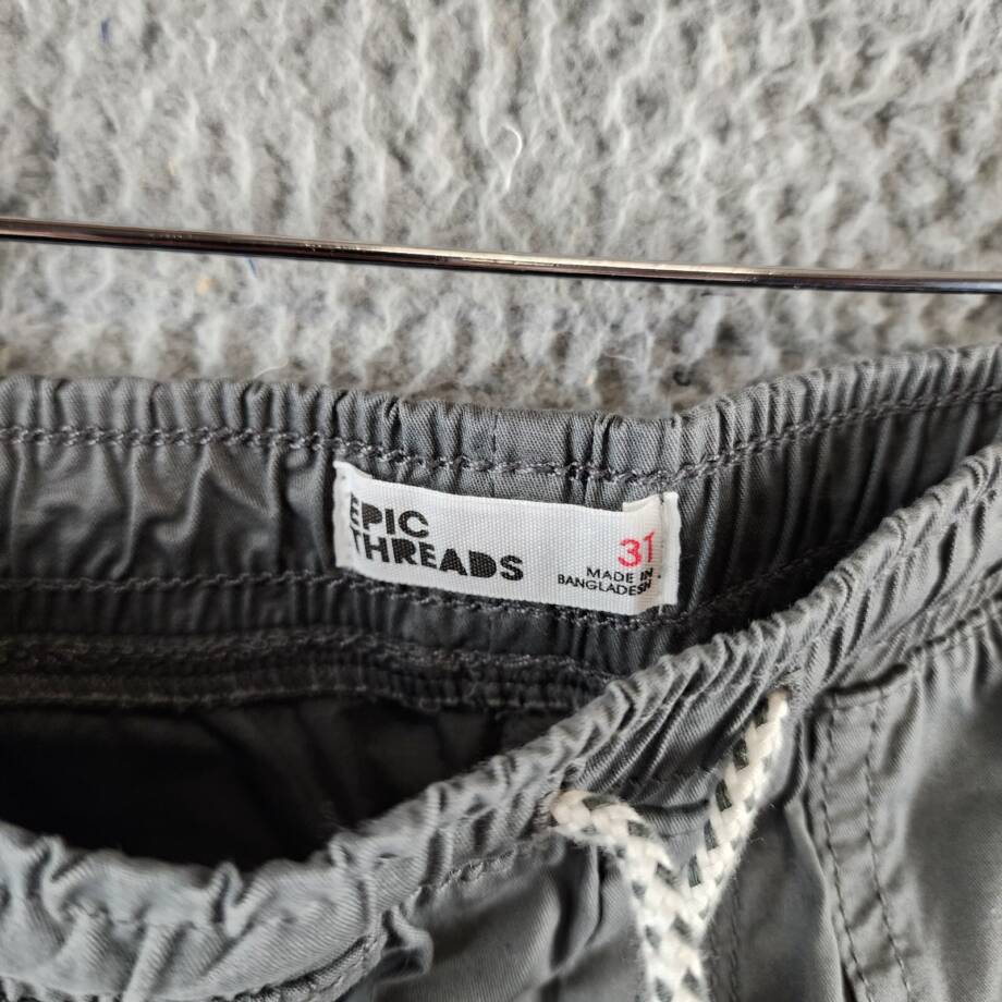 Epic Threads Twill Jogger Pants Little Boys 3T Rhino Grey Elastic Waistband