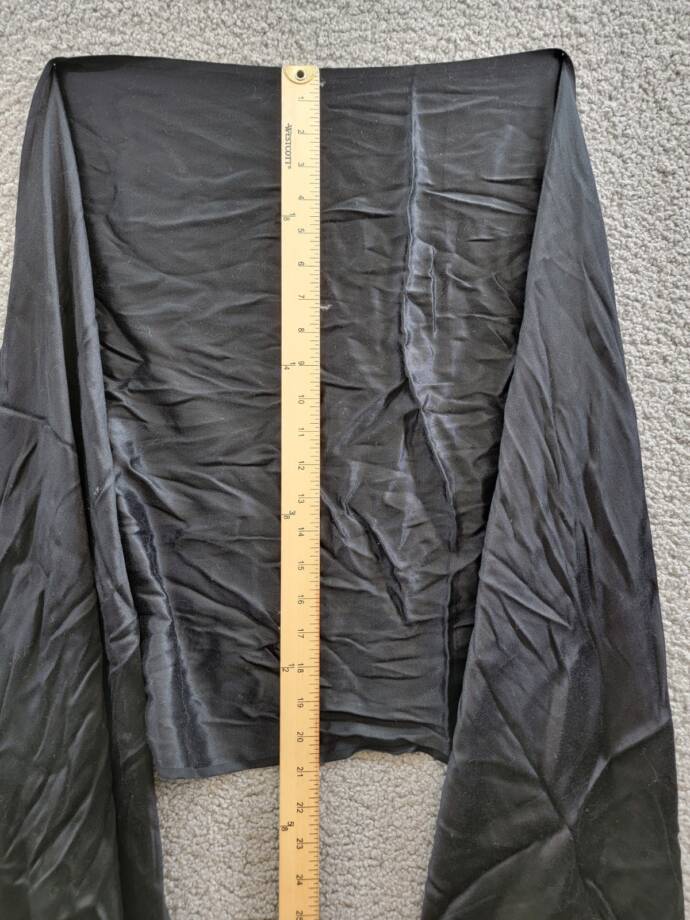 INC International Concepts Wrap & Scarf in One Women's One Size Black Solid