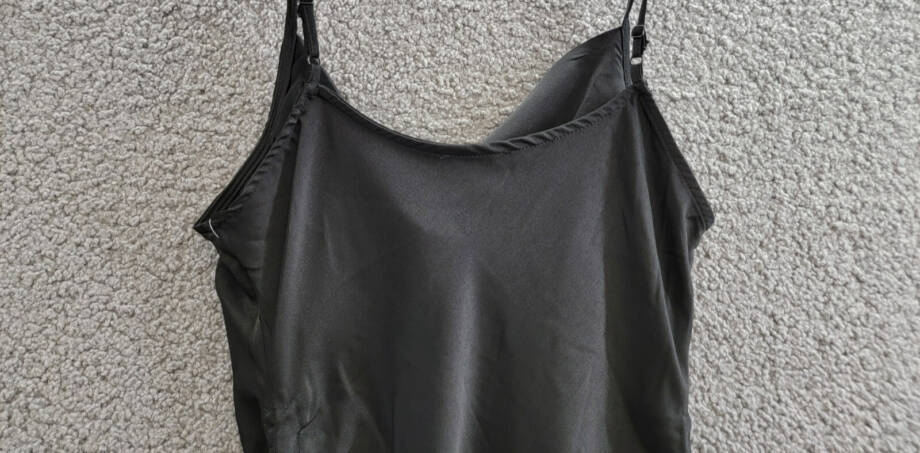 1.STATE Sleeveless Cowl Neck Ruched Tank Top Women's XS Black Side Tie Pullover