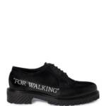 Off-White for Walking Dress Shoes Men's 43/10 US Black/White Printed Lace Up